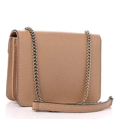 Gucci Dollar Calfskin Small Interlocking G Shoulder Bag Camelia 3 of 10