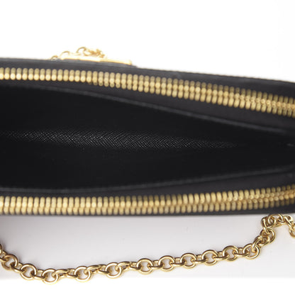 Prada X UNIVERSAL STUDIOS Saffiano Frankenstein Rose Mini Double Zip Chain Crossbody Bag Lacca 5 of 9