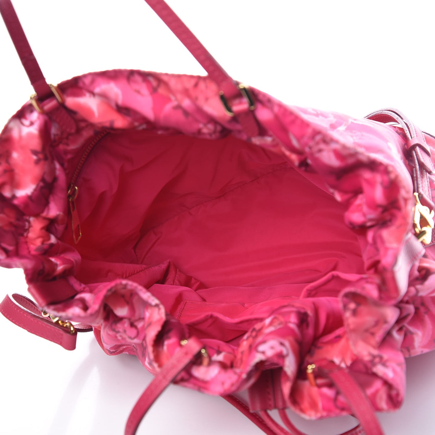 Nylon Monogram Ikat Noefull MM Rose Indien
