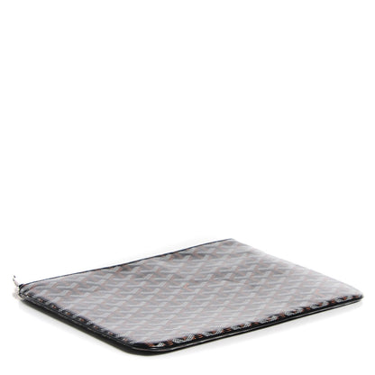 Goyard Goyardine Senat Pochette MM Black Gold 4 of 9