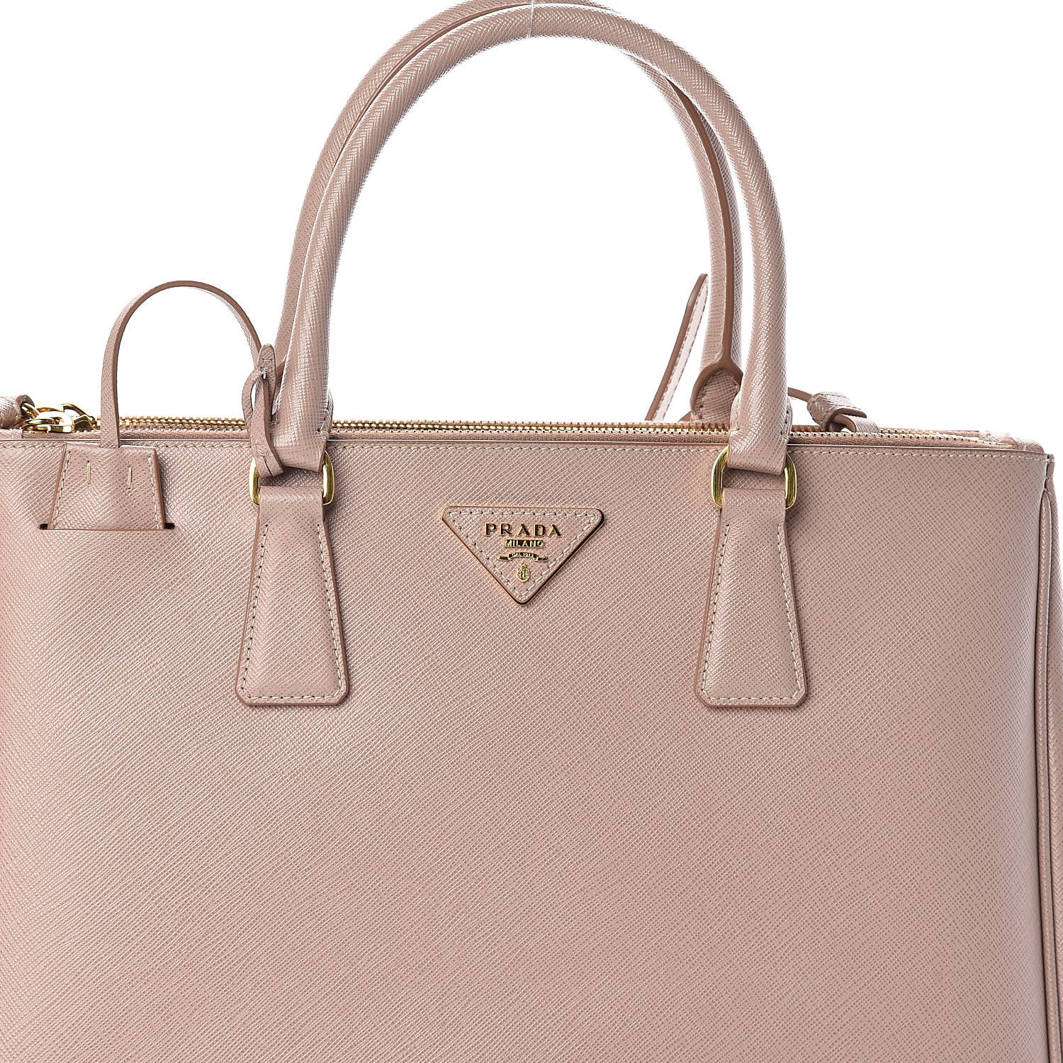 Prada Saffiano Medium Galleria Double Zip Tote Cammeo 7 of 9