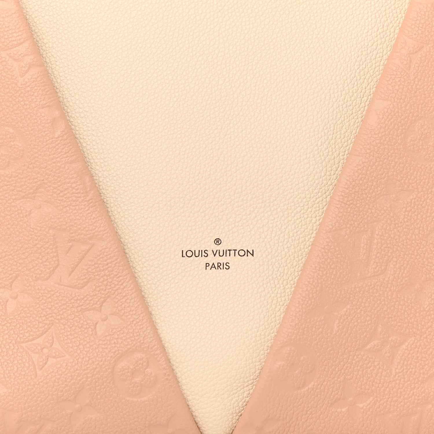 Louis Vuitton Empreinte V Tote MM Beige Rose Creme 8 of 14