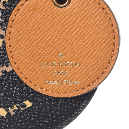 Louis Vuitton Monogram Giant Jungle Bag Charm Key Holder Black 4 of 5