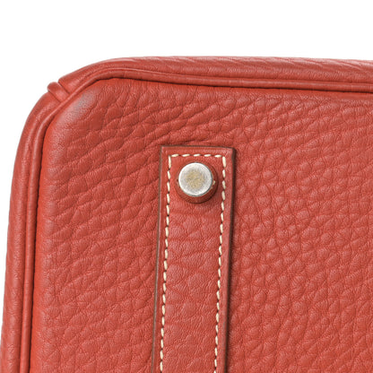 Hermes Taurillon Clemence Birkin 35 Sanguine 16 of 19