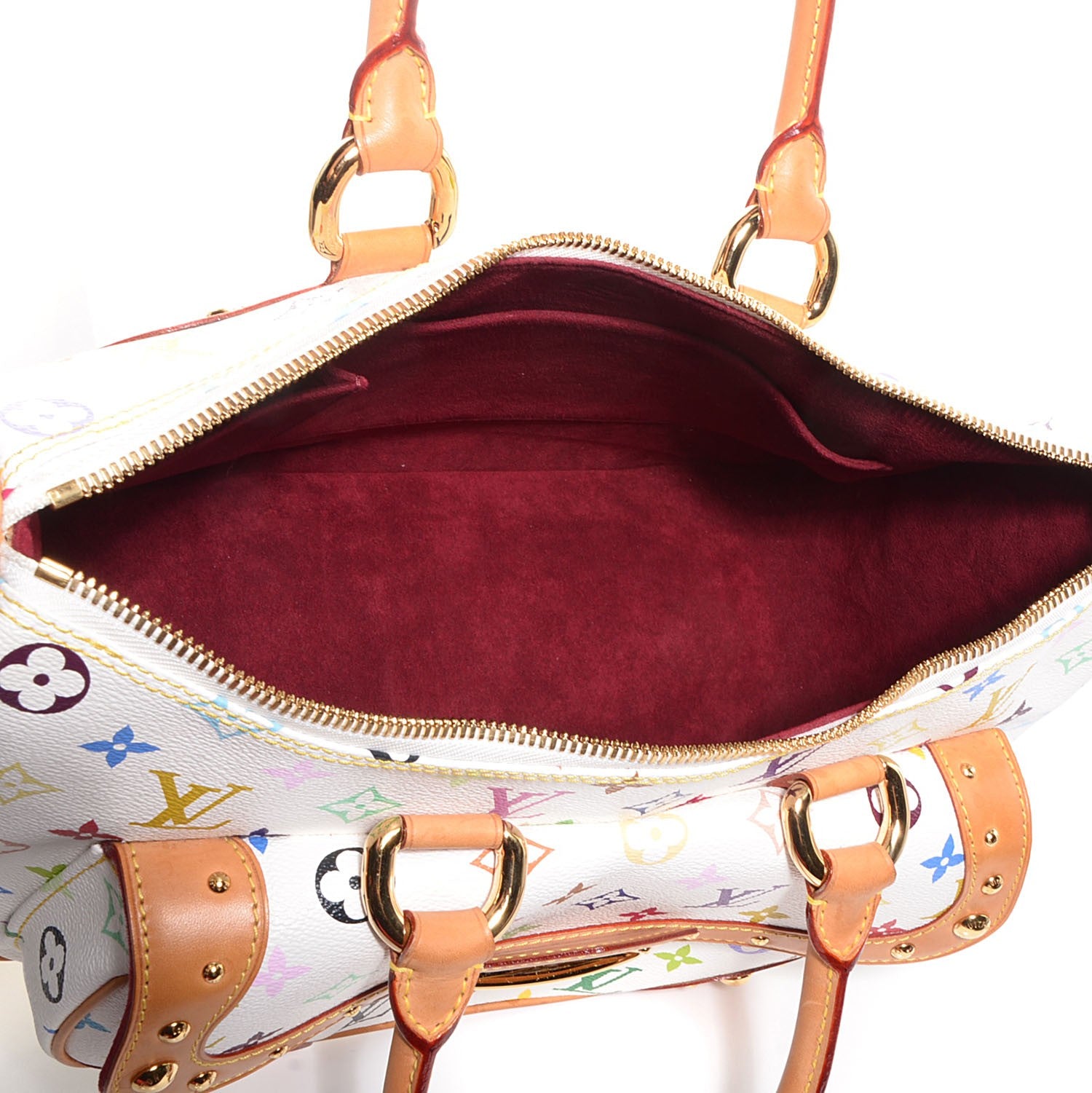 Louis Vuitton Monogram Multicolor Rita White 5 of 5