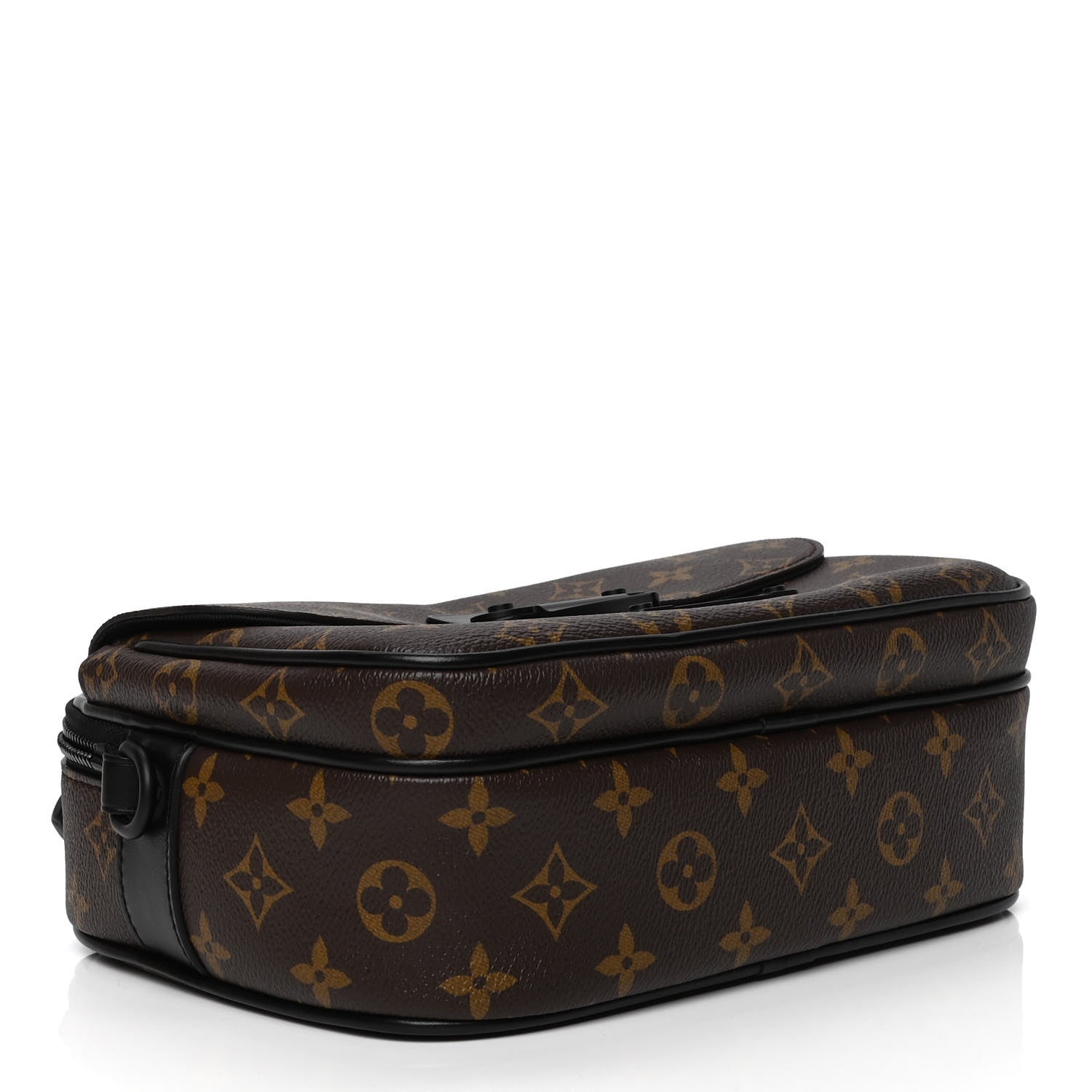 Louis Vuitton Monogram Macassar S Lock Messenger 3 of 4