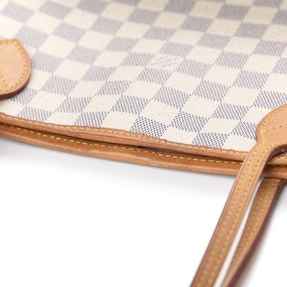 Louis Vuitton Damier Azur Neo Neverfull MM Rose Ballerine 9 of 20
