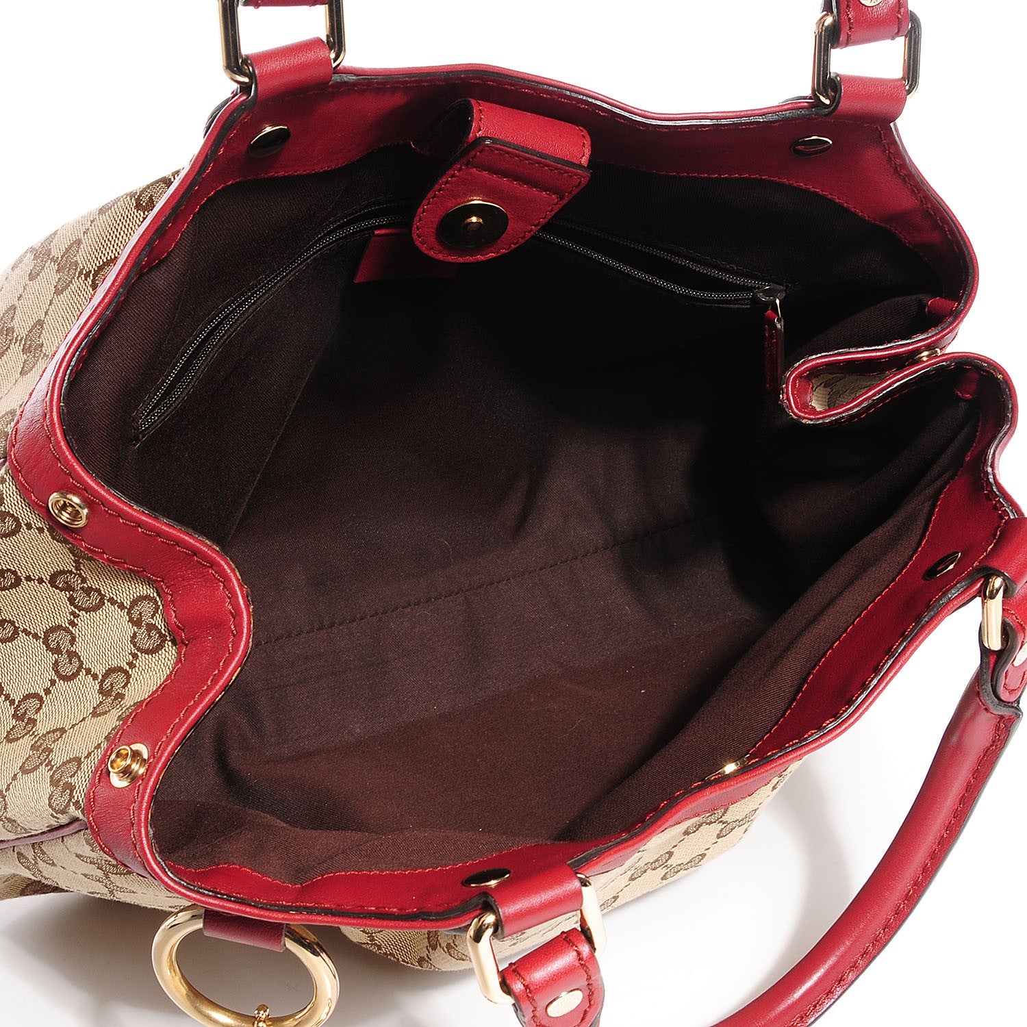 Gucci Monogram Medium Sukey Tote Cherry 5 of 7