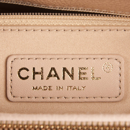 Chanel Caviar Quilted Grand Shopping Tote GST Beige Clair 6 of 7