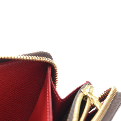 Louis Vuitton Damier Ebene Clemence Wallet Cherry 9 of 9