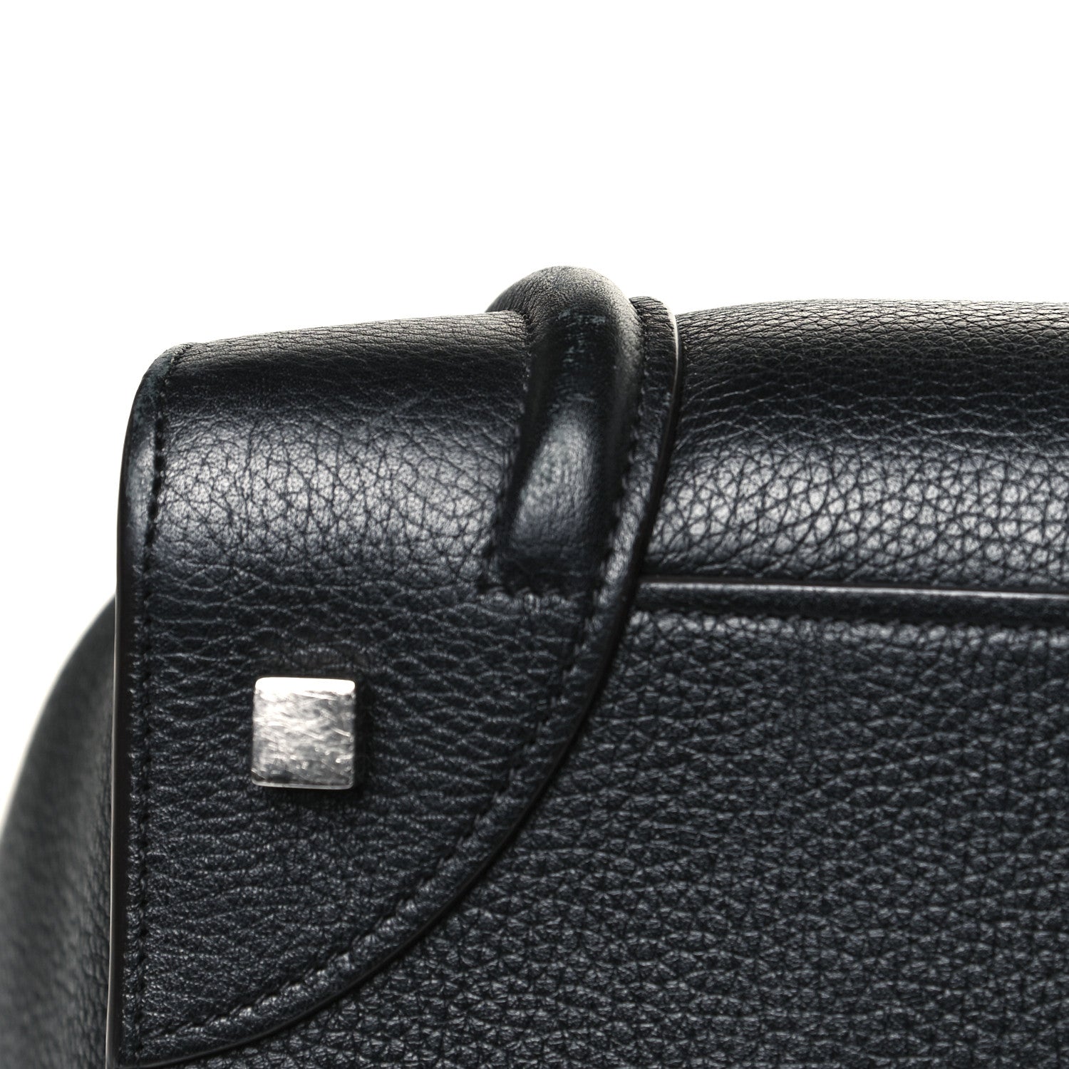 Celine Drummed Calfskin Mini Luggage Black 12 of 21