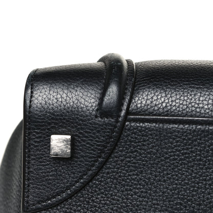 Celine Drummed Calfskin Mini Luggage Black 12 of 21