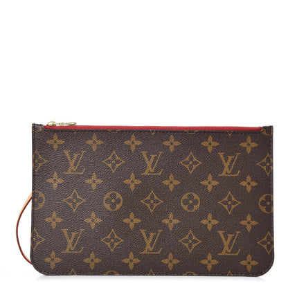 Louis Vuitton Monogram Neverfull MM GM Pochette Cherry 1 of 7