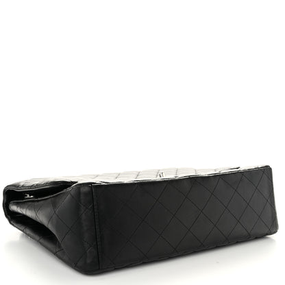 Chanel Lambskin Quilted Maxi Single Flap Black 4 of 14