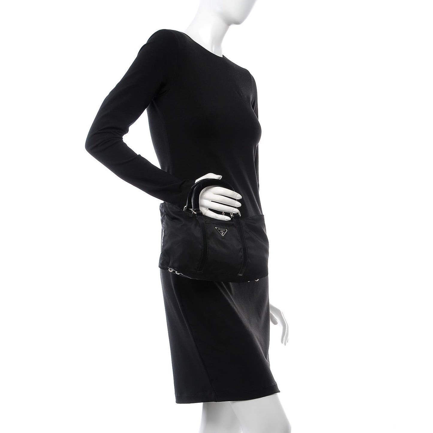 Tessuto Nylon Shoulder Bag Nero Black