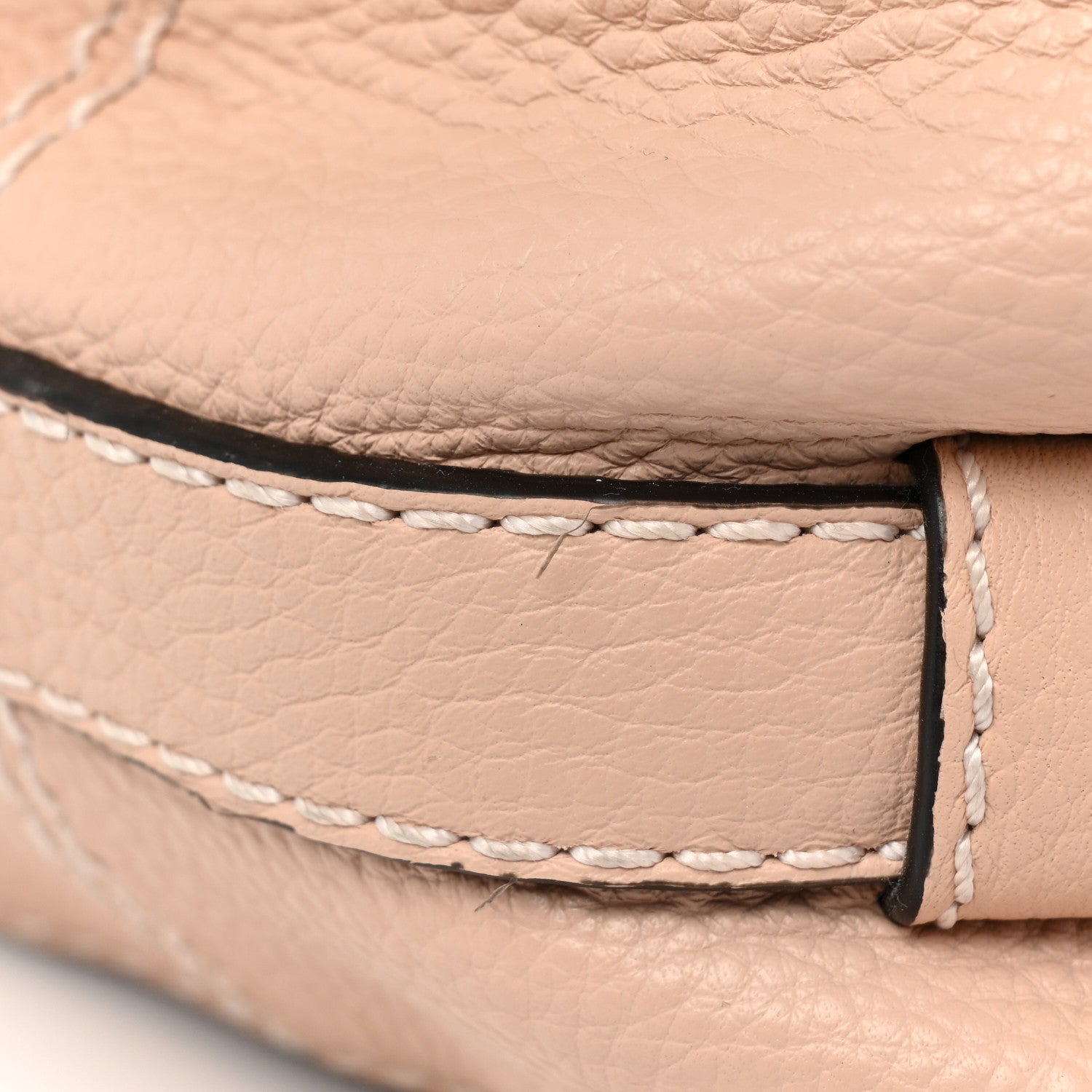 Chloe Calfskin Mini Marcie Round Crossbody Bag Blush Nude 8 of 9
