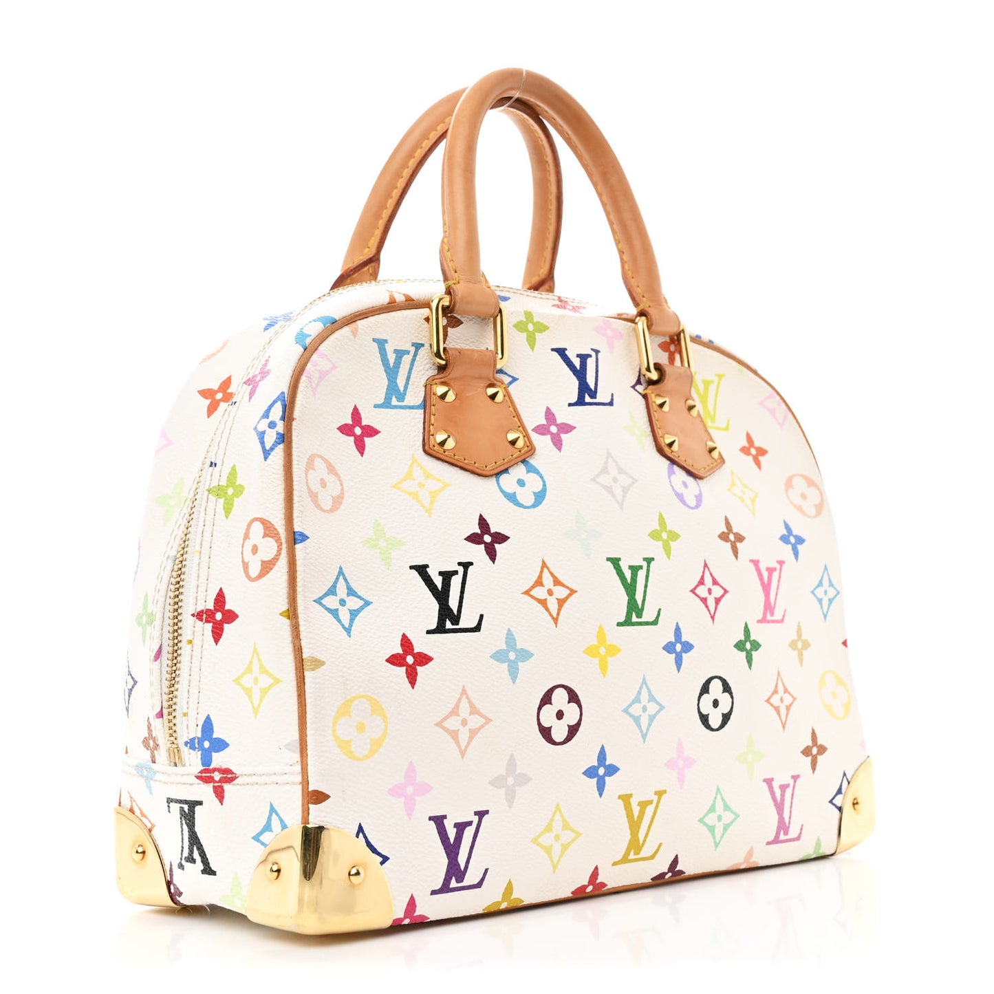 Monogram Multicolor Trouville White