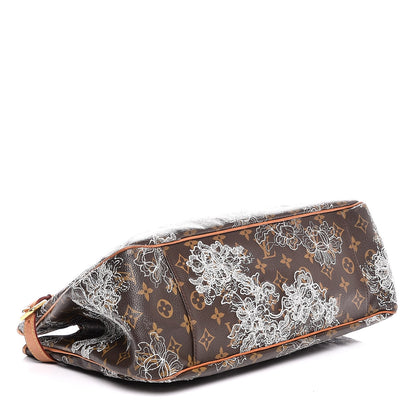 Louis Vuitton Monogram Dentelle Batignolles Horizontal Silver 4 of 14