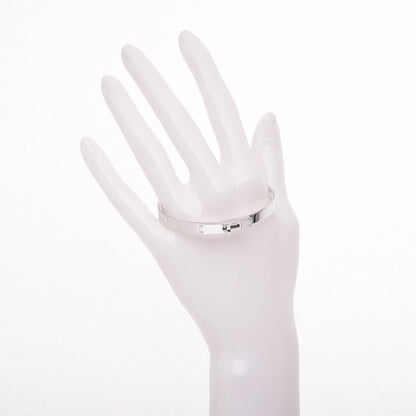 Hermes 18K White Gold Diamond PM Kelly Bracelet SH 2 of 5