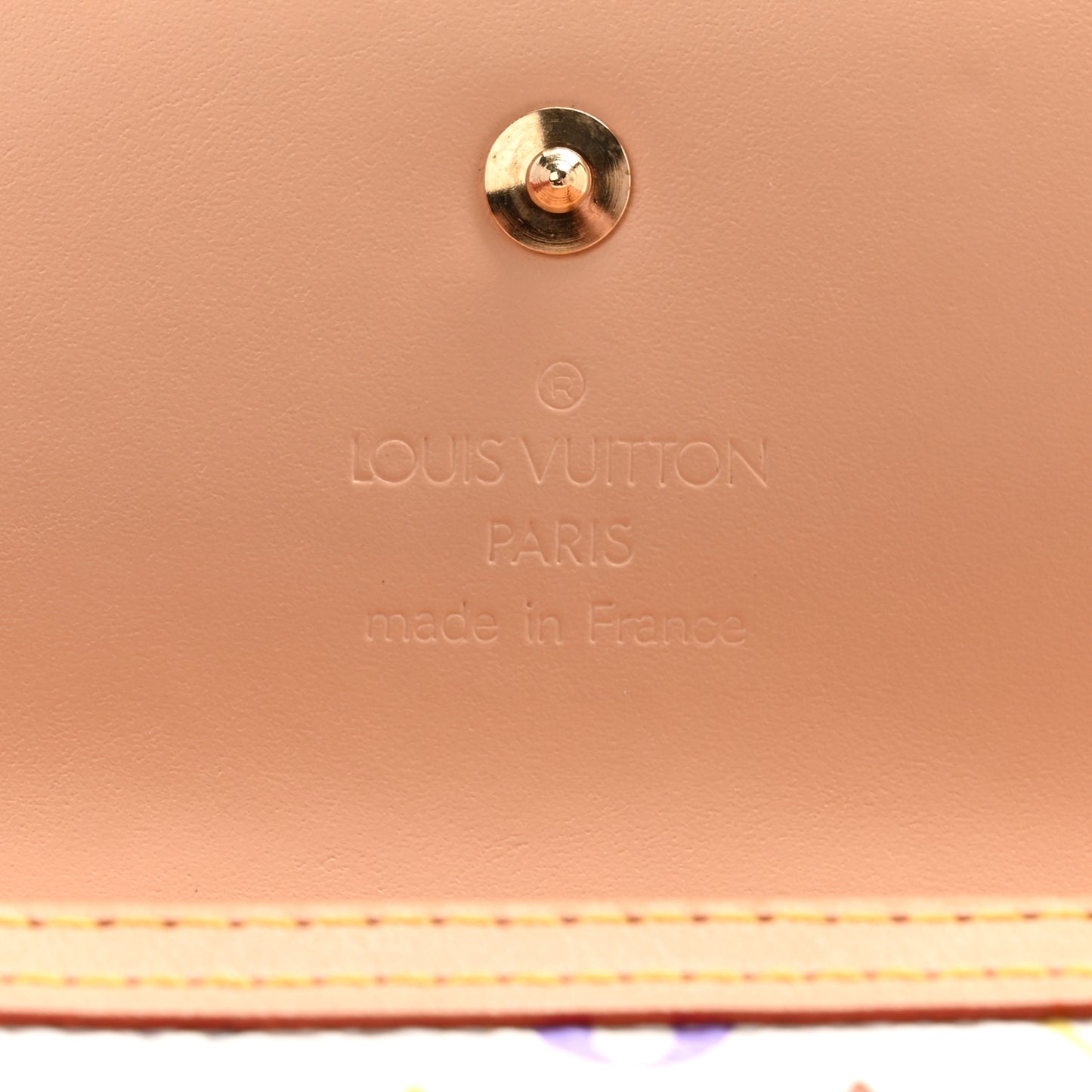 Monogram Multicolor Porte Tresor International Wallet White