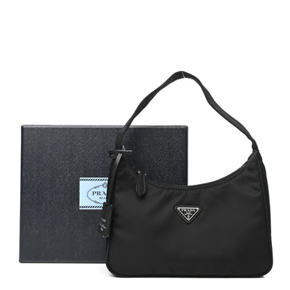 Prada Tessuto Nylon Mini Re-Edition 2000 Bag Black 12 of 12