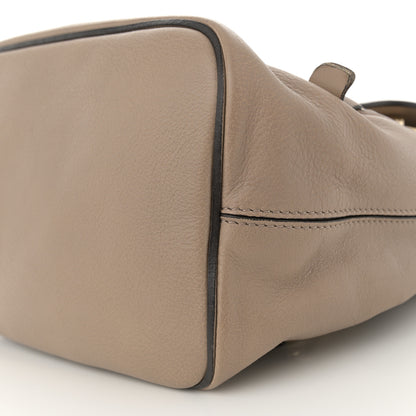 Chloe Suede Calfskin Medium Faye Backpack Motty Grey 9 of 16