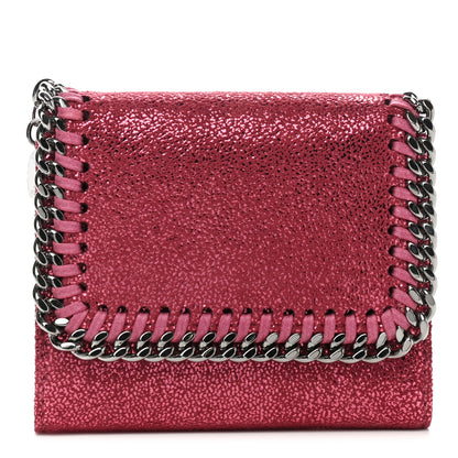 Stella McCartney Shaggy Deer Small Falabella Flap Wallet Pink 1 of 9