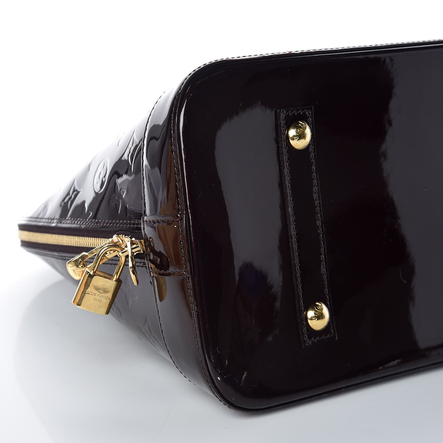 Louis Vuitton Vernis Alma MM Amarante 8 of 12