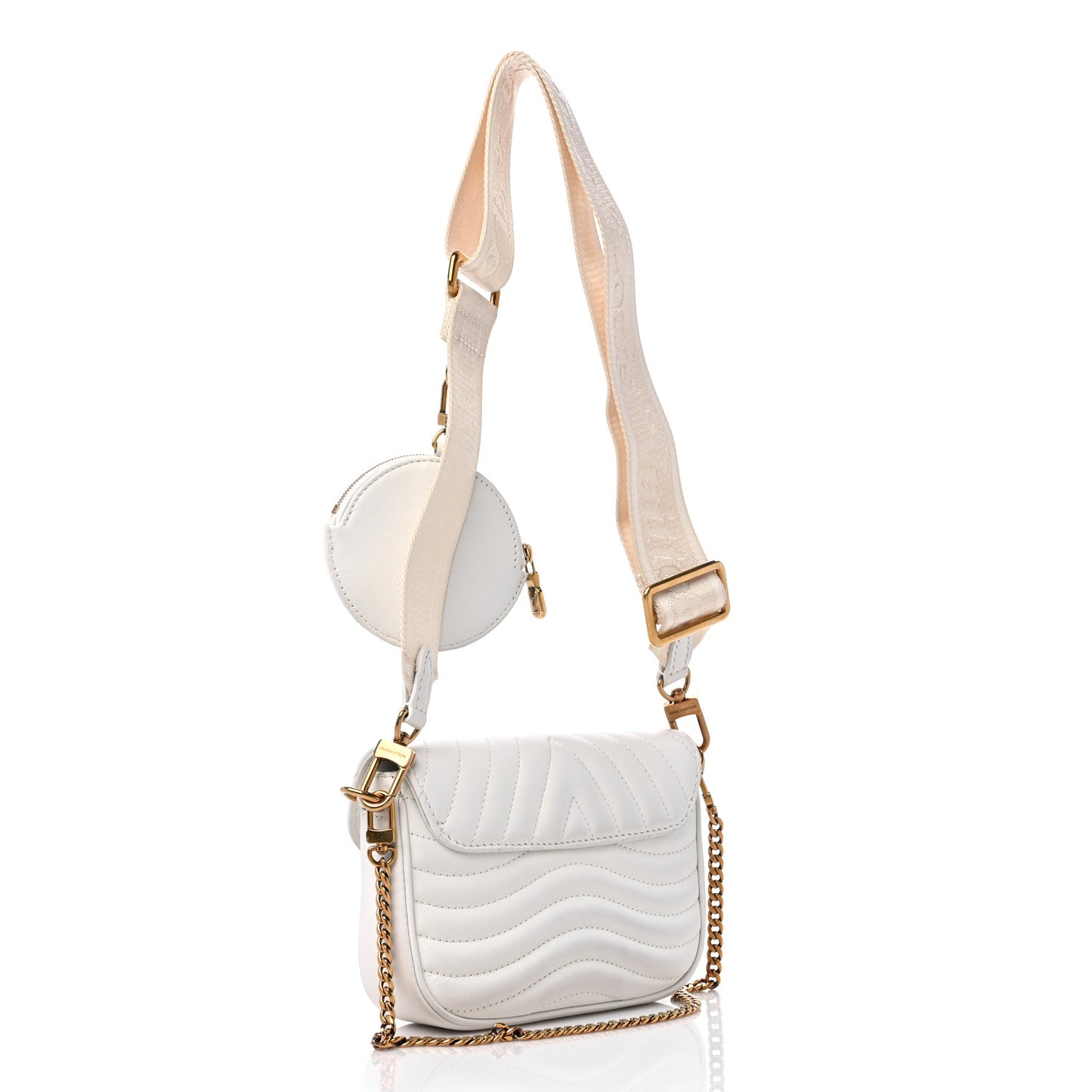 Calfskin New Wave Multi Pochette Snow