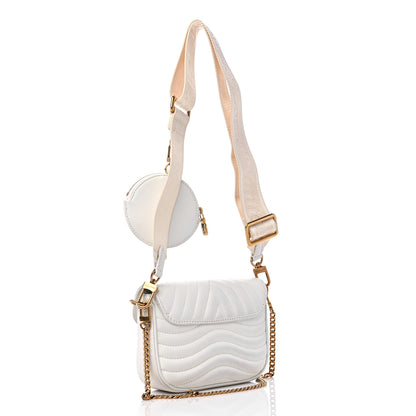Louis Vuitton Calfskin New Wave Multi Pochette Snow 3 of 10
