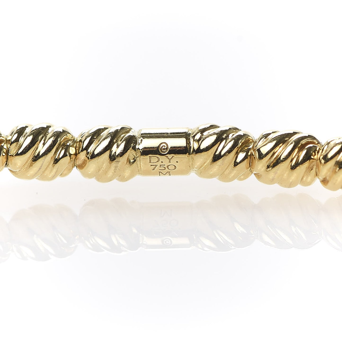 18K Yellow Gold Diamond Petite Pave Flex Bracelet