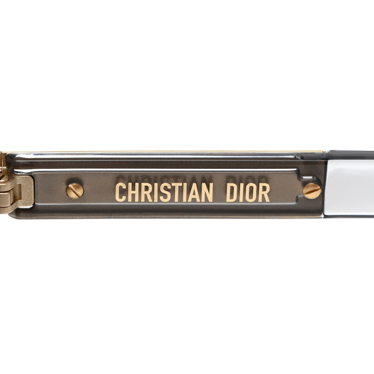Christian Dior Diorsignature S5U Square Sunglasses Gold 6 of 7