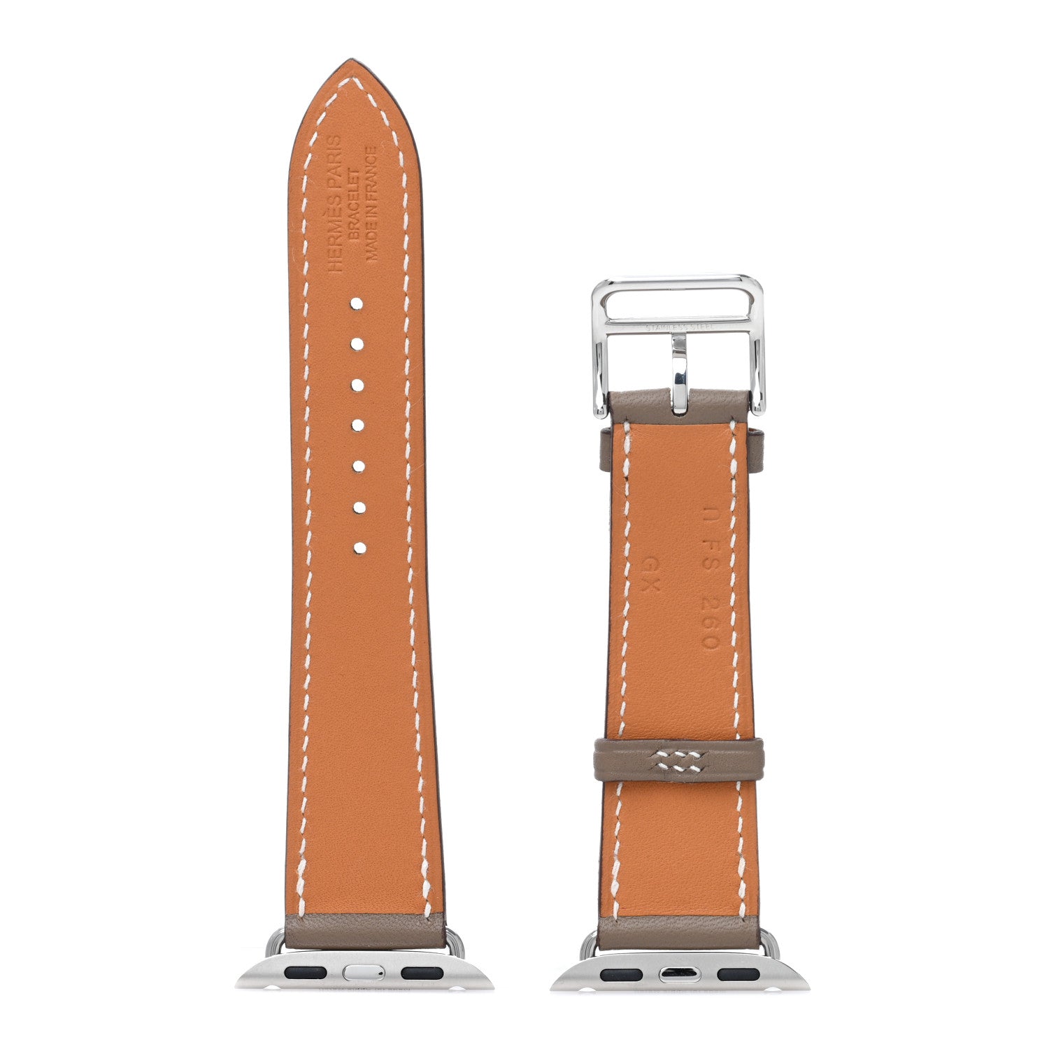 Hermes Swift 38mm Apple Watch Band Etoupe 3 of 6