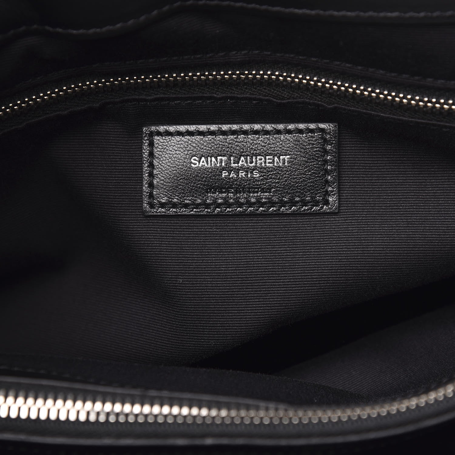 Saint Laurent Calfskin Y Quilted Monogram Large Loulou Chain Satchel Black 7 of 11