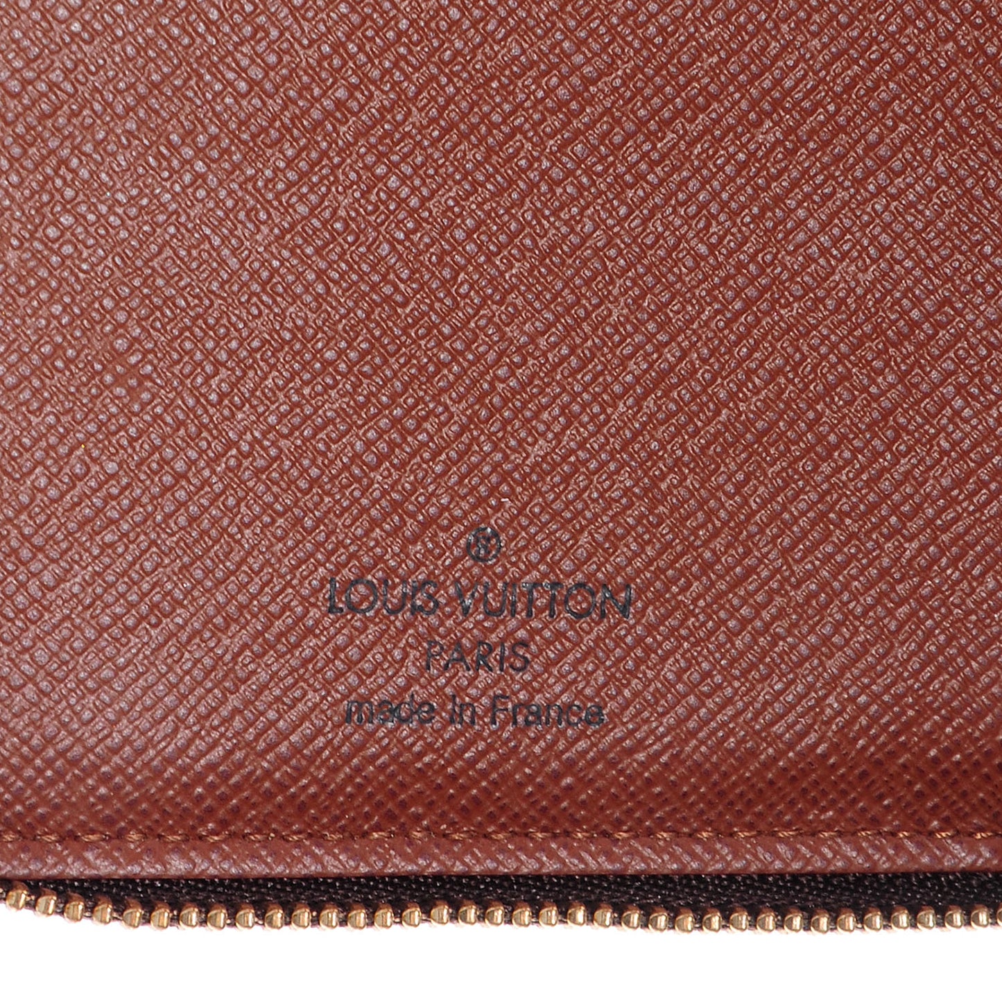 Monogram Zipped Passport Holder Wallet