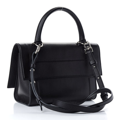 Givenchy Grained Calfskin Mini Shark Lock Satchel Black 3 of 9