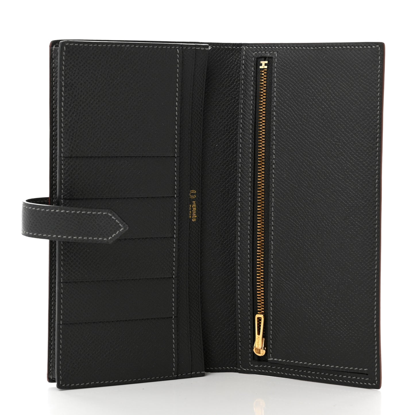 Epsom Horseshoe Bearn Gusset Wallet Rubis Graphite