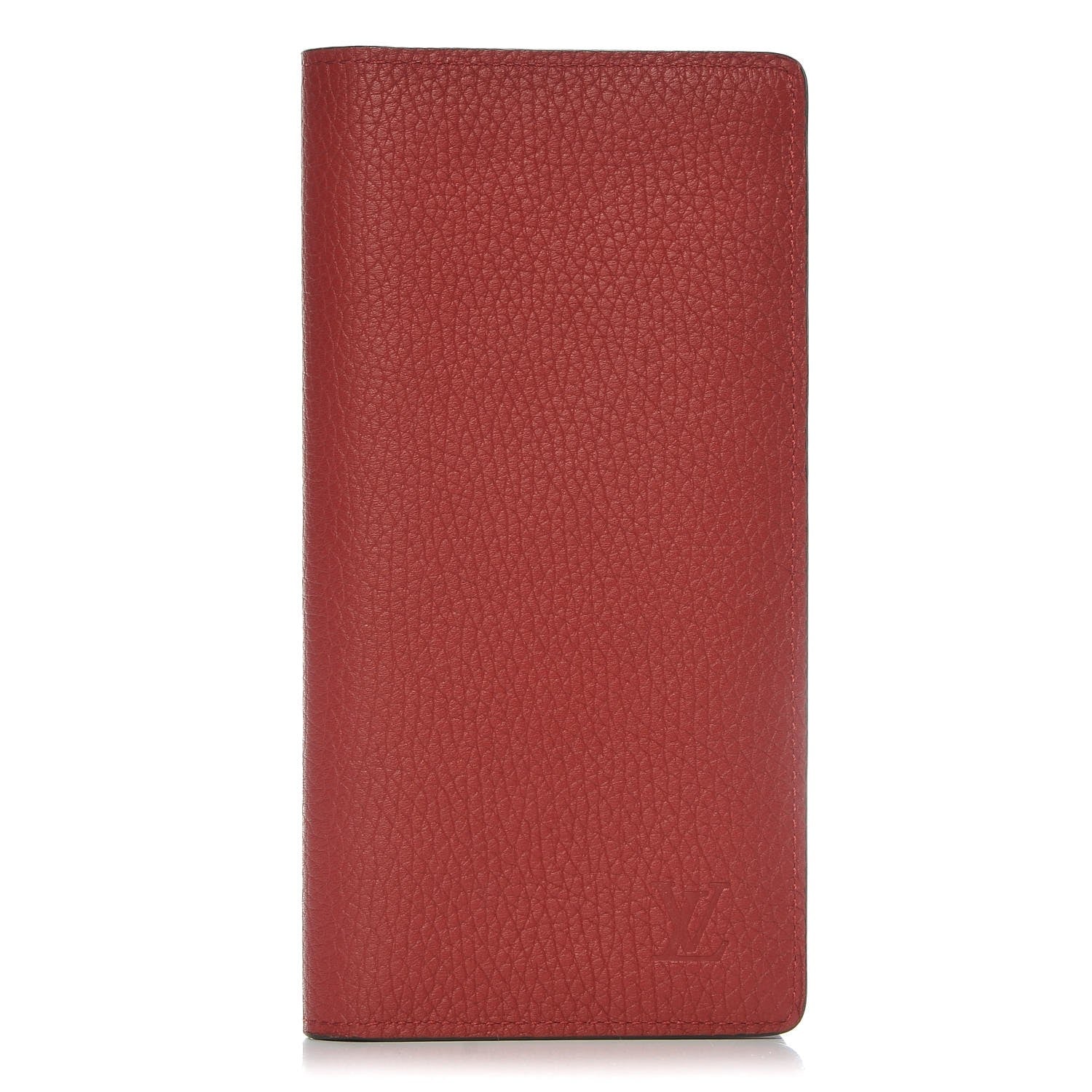 Louis Vuitton Taurillon Brazza Wallet Rouge 1 of 6