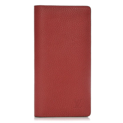 Louis Vuitton Taurillon Brazza Wallet Rouge 1 of 6