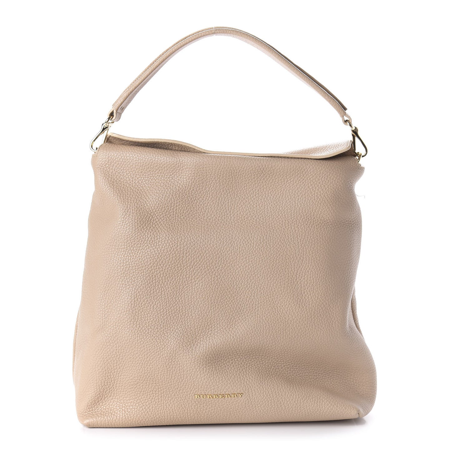 Grainy Calfskin Medium Cale Hobo Light Nude