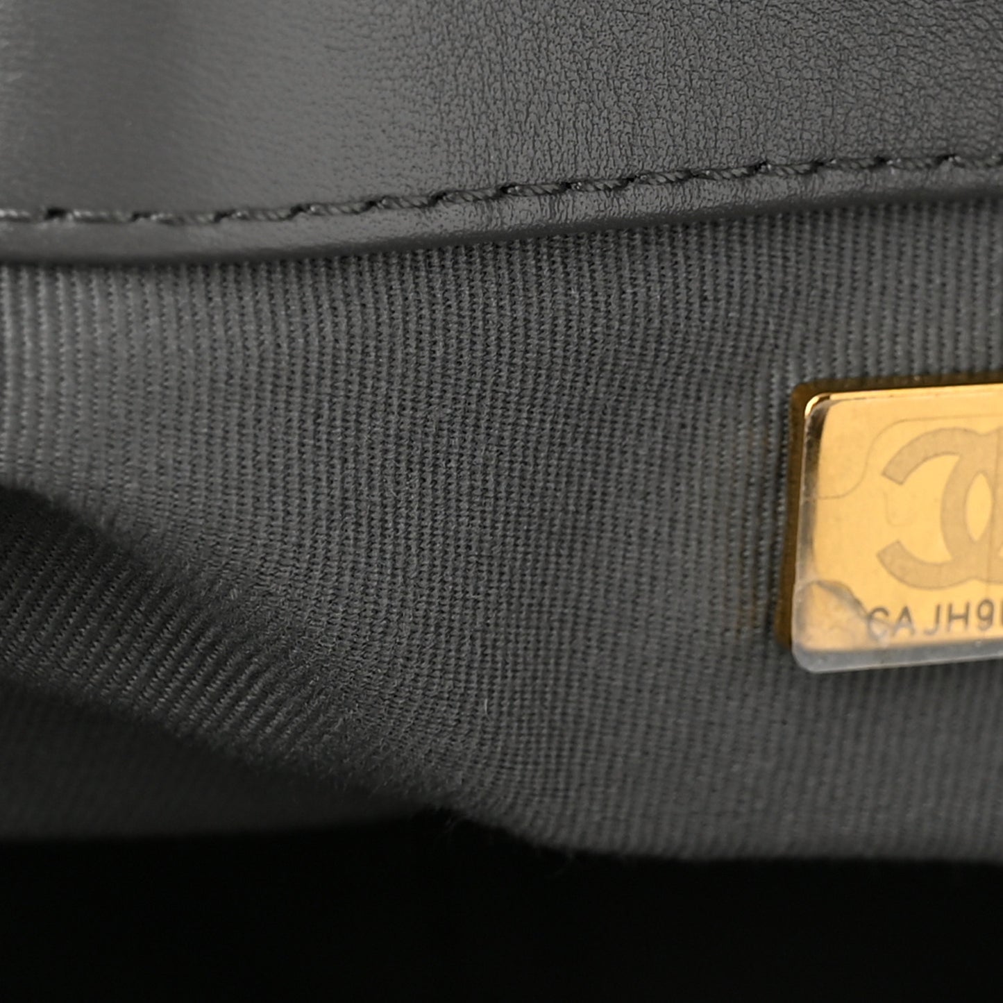 Lambskin Quilted Large Chanel 19 Flap Dark Grey