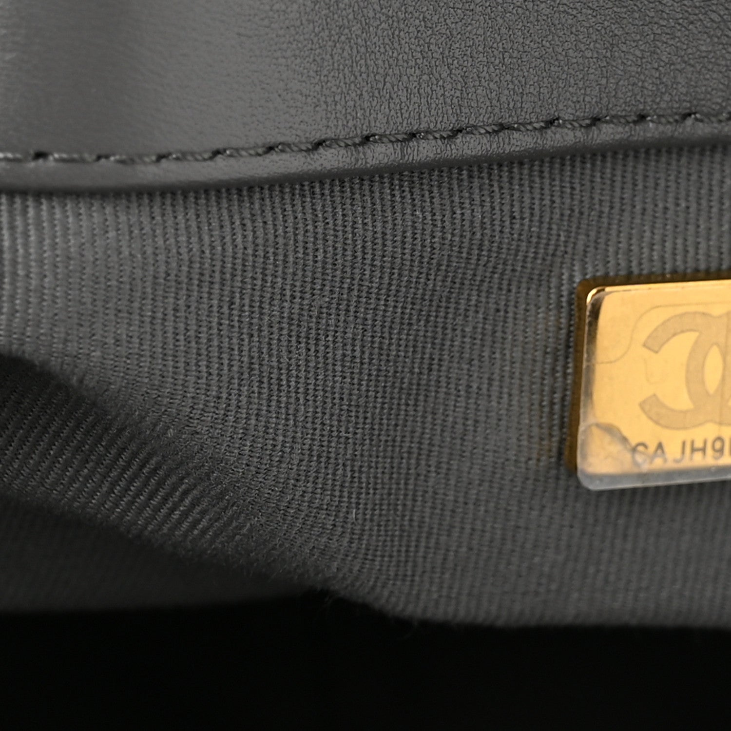 Chanel Lambskin Quilted Large Chanel 19 Flap Dark Grey 7 of 10