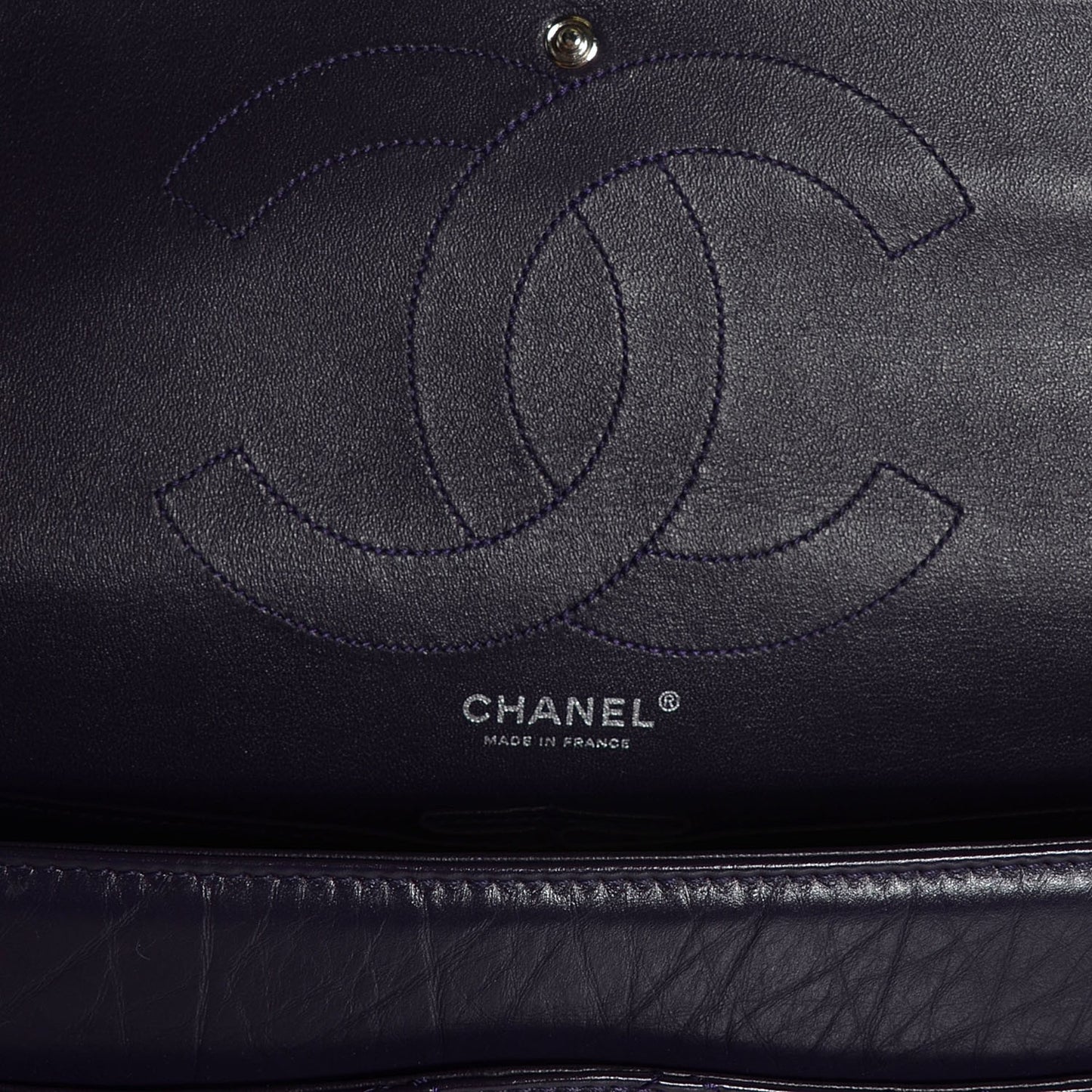 Aged Calfskin Quilted 2.55 Reissue 227 Flap Prune