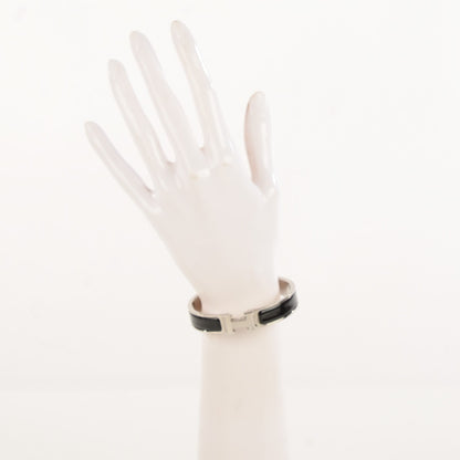 Hermes Enamel Narrow Clic Clac H Bracelet GM Black 2 of 4