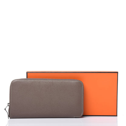 Hermes Chevre Mysore Azap Wallet Etoupe 15 of 15