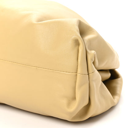 Bottega Veneta Smooth Butter Calf The Pouch Oversized Clutch Tapioca 9 of 9