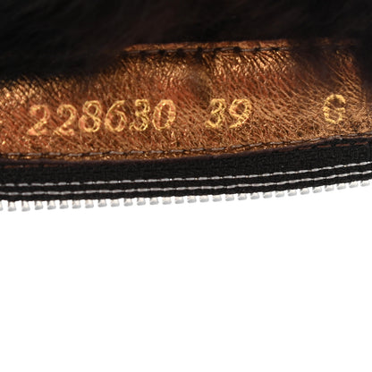 Gucci GG Plus Monogram Rabbit Fur Boots 39 Dark Brown 7 of 25