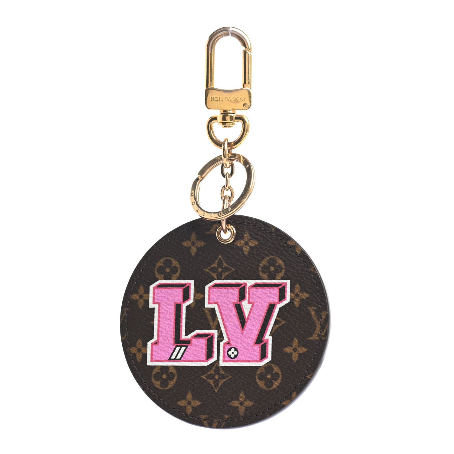 Louis Vuitton Monogram Stories Bag Charm Key Holder 1 of 5