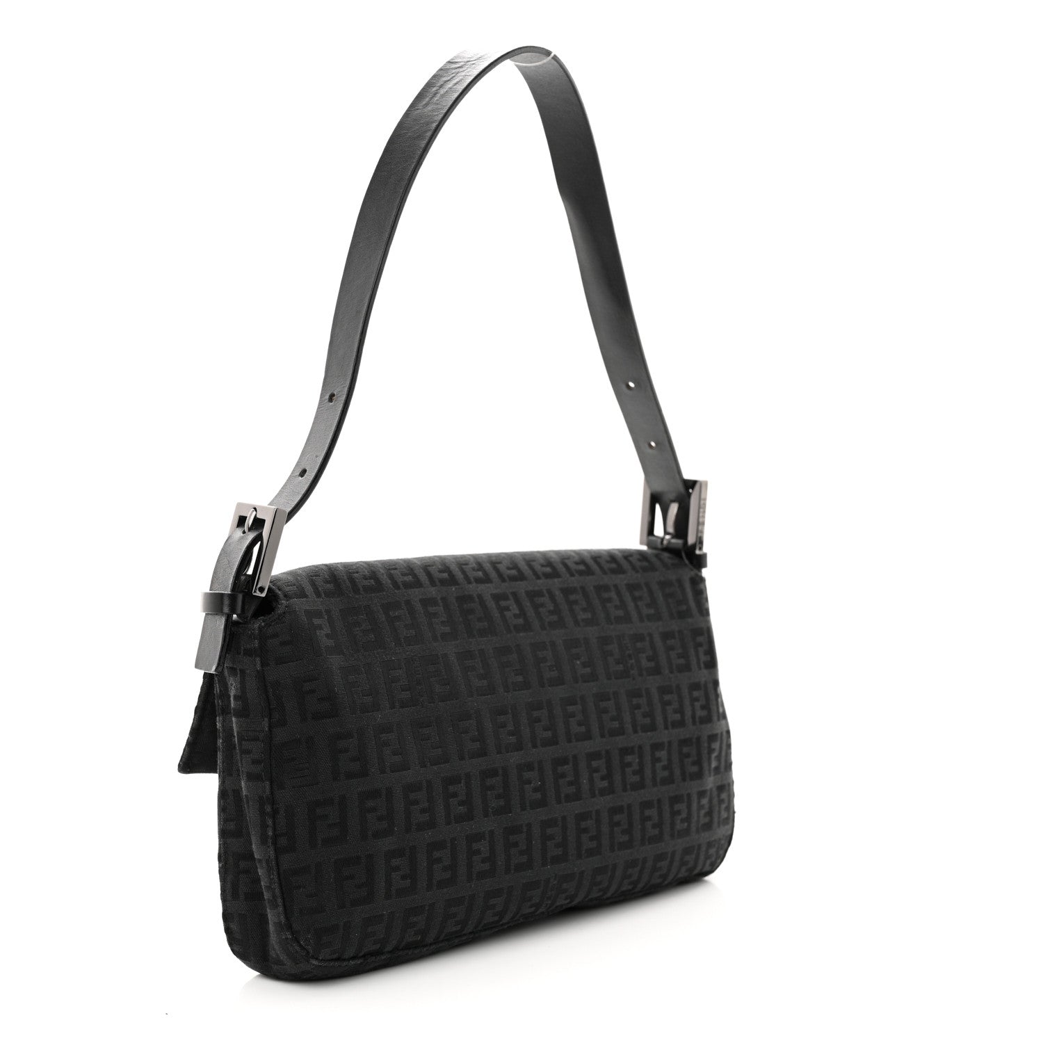 Fendi Zucchino Baguette Black 3 of 11