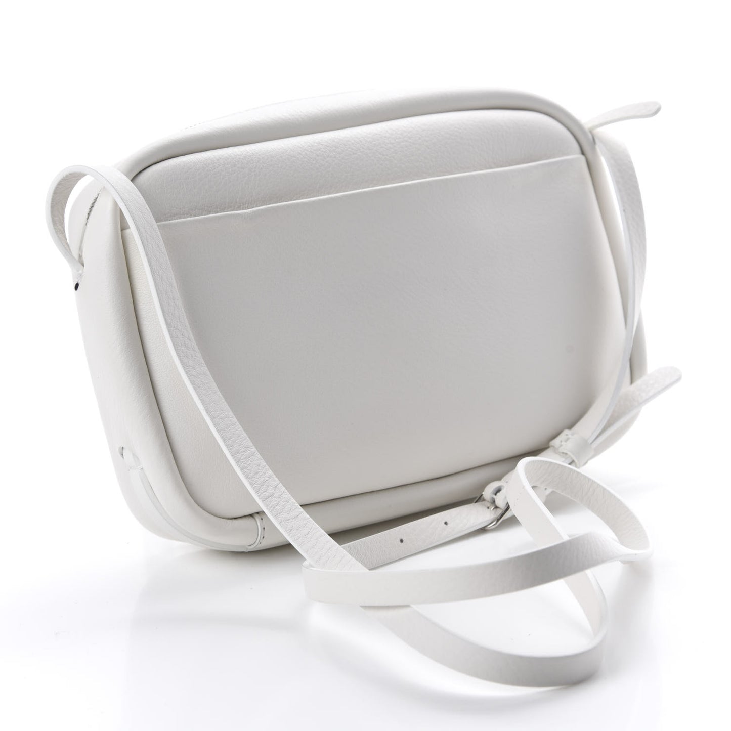 Calfskin Logo S Everyday Camera Bag White